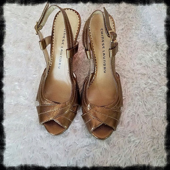 RockaBilly Perfect Chinese Laundry Sling Backs - Picture 1 of 7